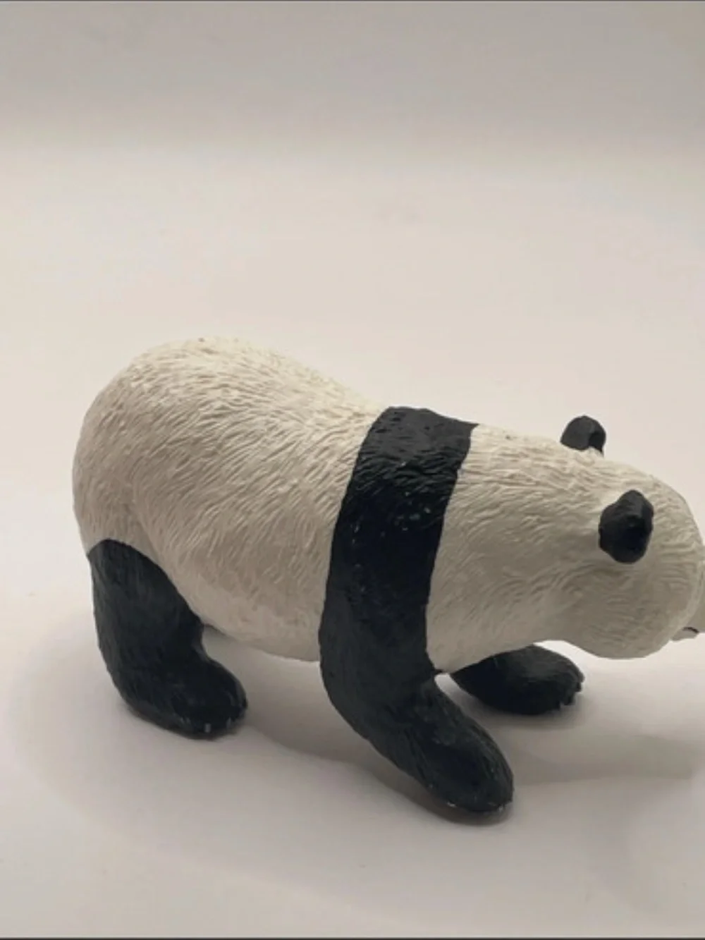 Realistic Panda Figure Toy in Black and White - Kids Action Figure